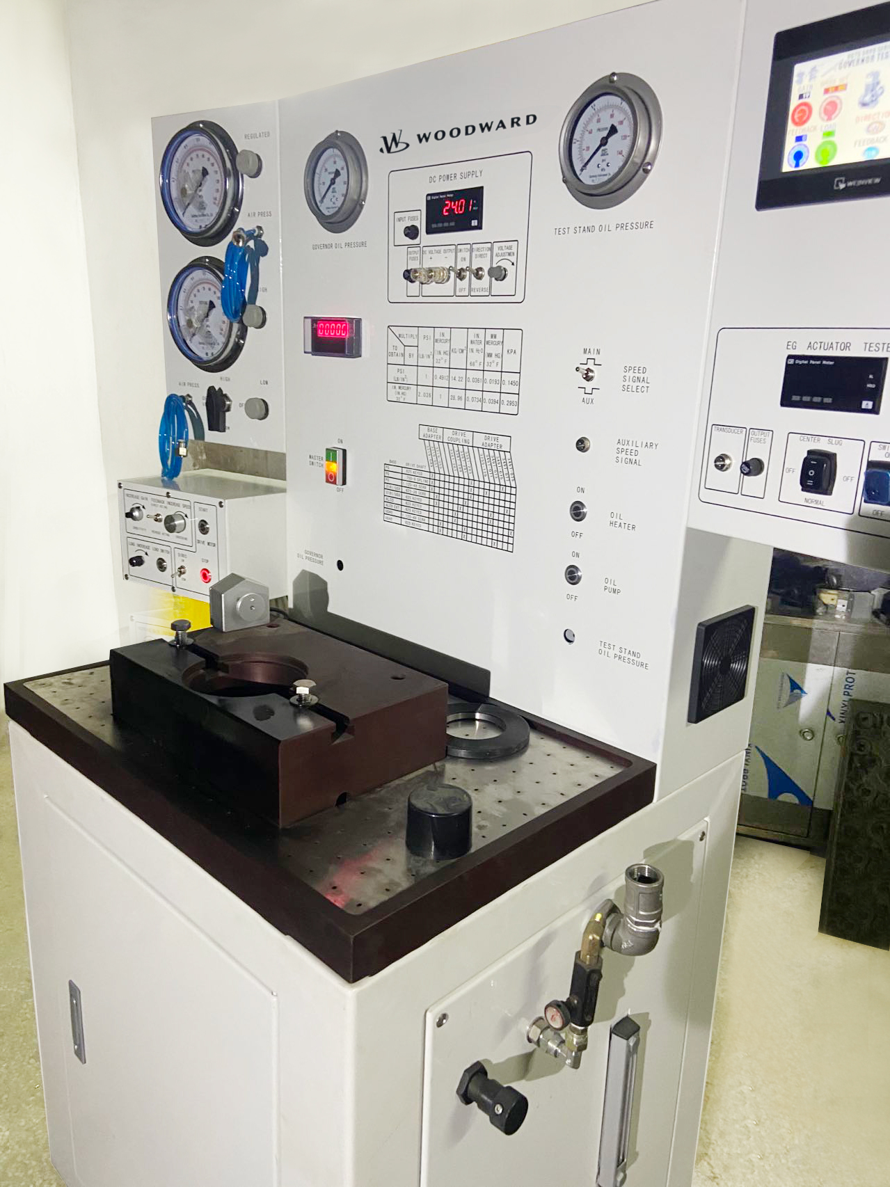 {BK2000 Marine Woodward Speed Governor Test Bench}