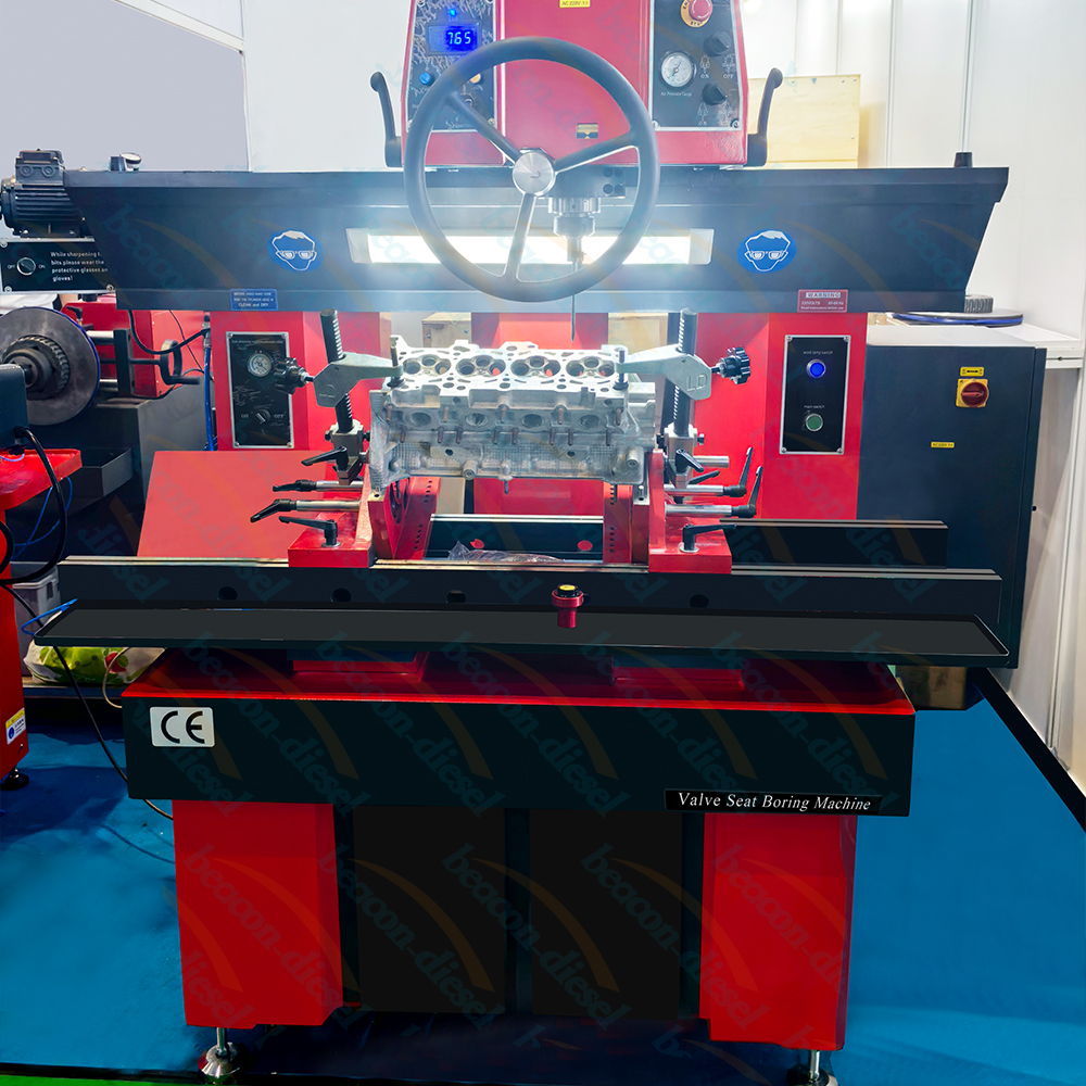 {GS-180A High-Precision Valve Seat Boring Machine for Heavy-Duty Cylinder Heads}