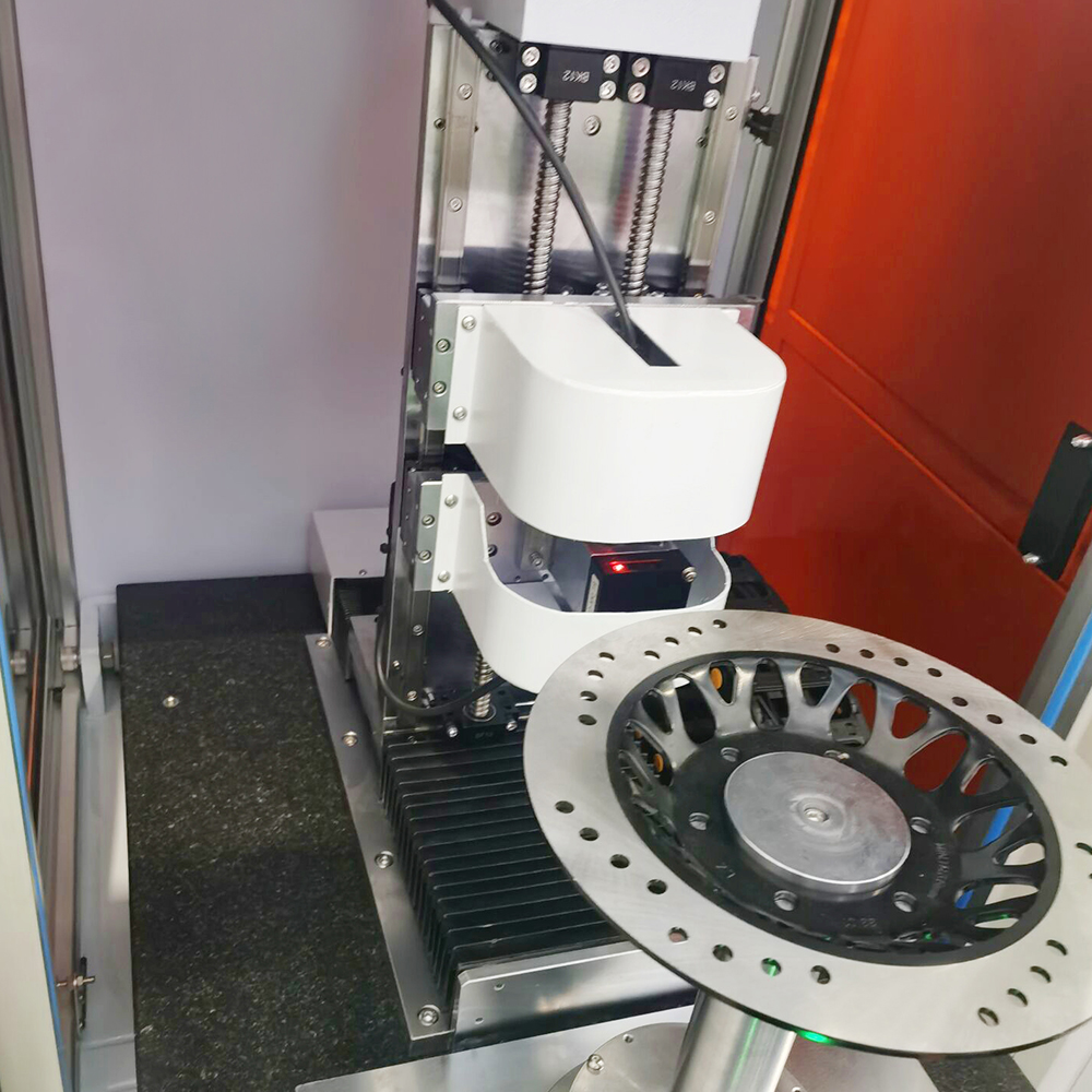 {BD101 Semi-automatic Brake Disc Laser Testing Machine for High-Precision Dimension Measurement}