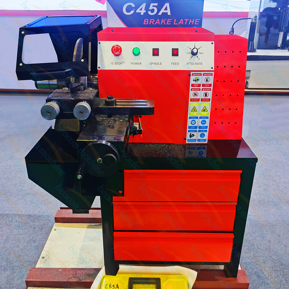 {C45A Professional Brake Disk Lathe Machine for Dual-Face Precision Resurfacing}