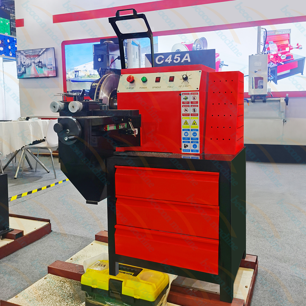 {C45A Professional Brake Disk Lathe Machine for Dual-Face Precision Resurfacing}