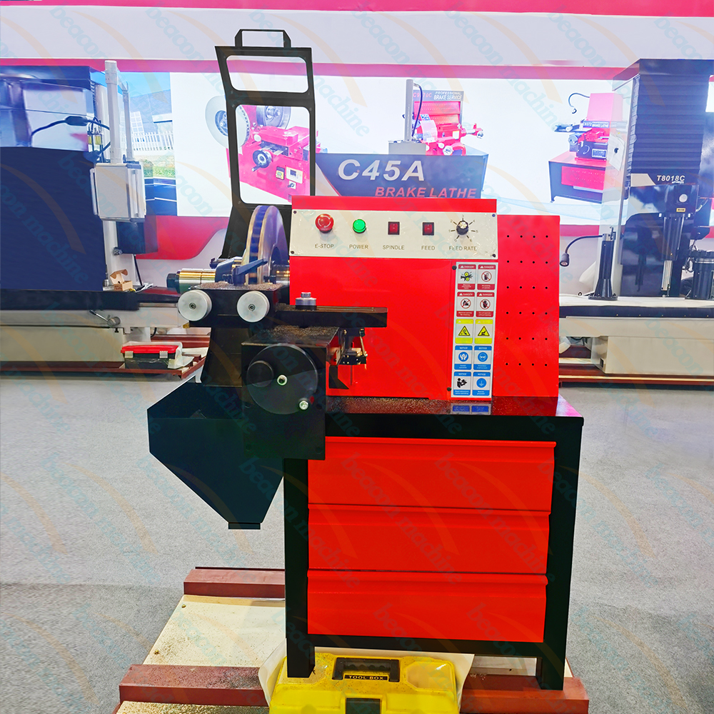 {C45A Professional Brake Disk Lathe Machine for Dual-Face Precision Resurfacing}
