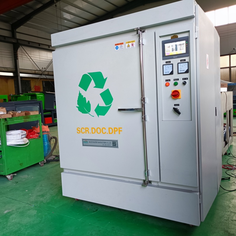 {DPF-RGB 20KW Intelligent High-Temperature Regeneration Furnace | Professional SCR DOC DPF Cleaning Oven}