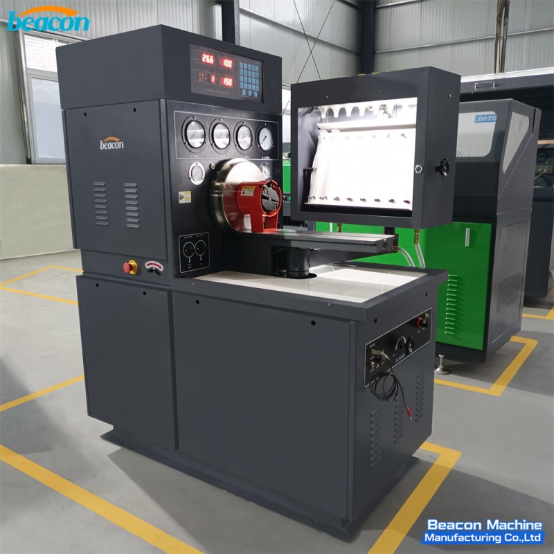 {MINI12PSB Diesel Fuel Injection Pump Test Bench Mechanical 8 Cylinder Diesel Pump Test Stand}