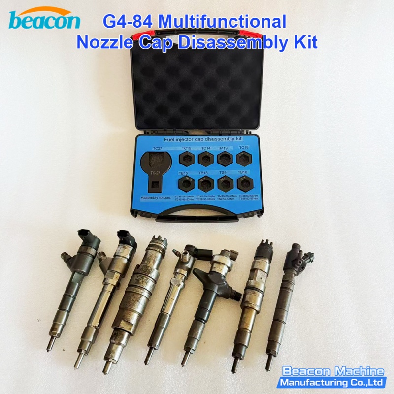{G4-84 Universal Common Rail Injector Nozzle Nut Removal Tool Kit For Bosch, Denso, Delphi, Siemens, Cummins}
