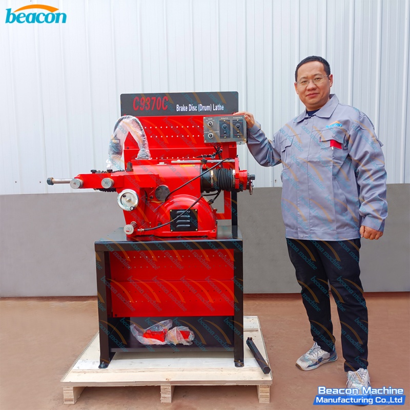 {C9370C Brake Drum and Disc Lathe Machine Professional Brake Resurfacing Solution for Cars & Pickups}