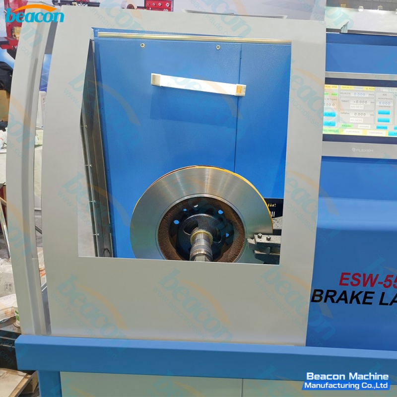 {ESW-5500 Smart CNC Brake Disc Lathe LED Touch Screen Precision Rotor Resurfacing Machine}