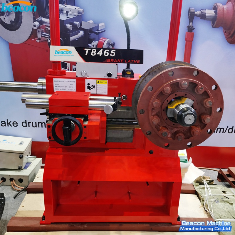{T8465 Heavy Duty Brake Disc and Drum Lathe Professional Resurfacing Machine for Large & Medium Vehicles}