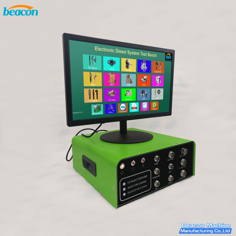 {BEI-E CRS390 6-Channel Common Rail Injector & Pump Multifunctional Tester for Bosch/Denso/Delphi EUI EUP HEUI Test System}