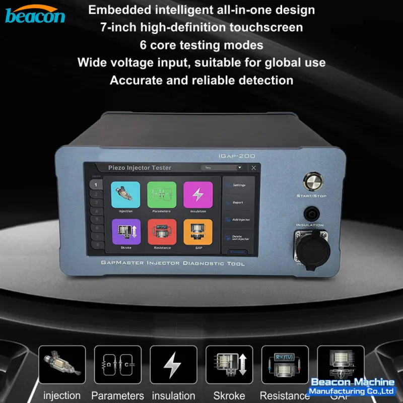 {iGAP-200 Piezo Injector Tester GAPMASTER Common Rail Injector Diagnostic Tool for Diesel Fuel Injectors}