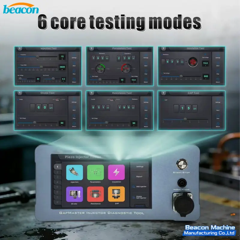 {iGAP-200 Piezo Injector Tester GAPMASTER Common Rail Injector Diagnostic Tool for Diesel Fuel Injectors}