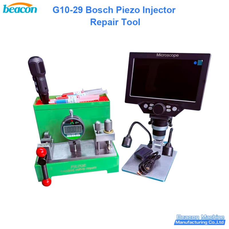 {G10-29 Bosch Piezo Injector Repair Tool Kit Control Valve & Stroke Measurement Grinding & Adjustment}