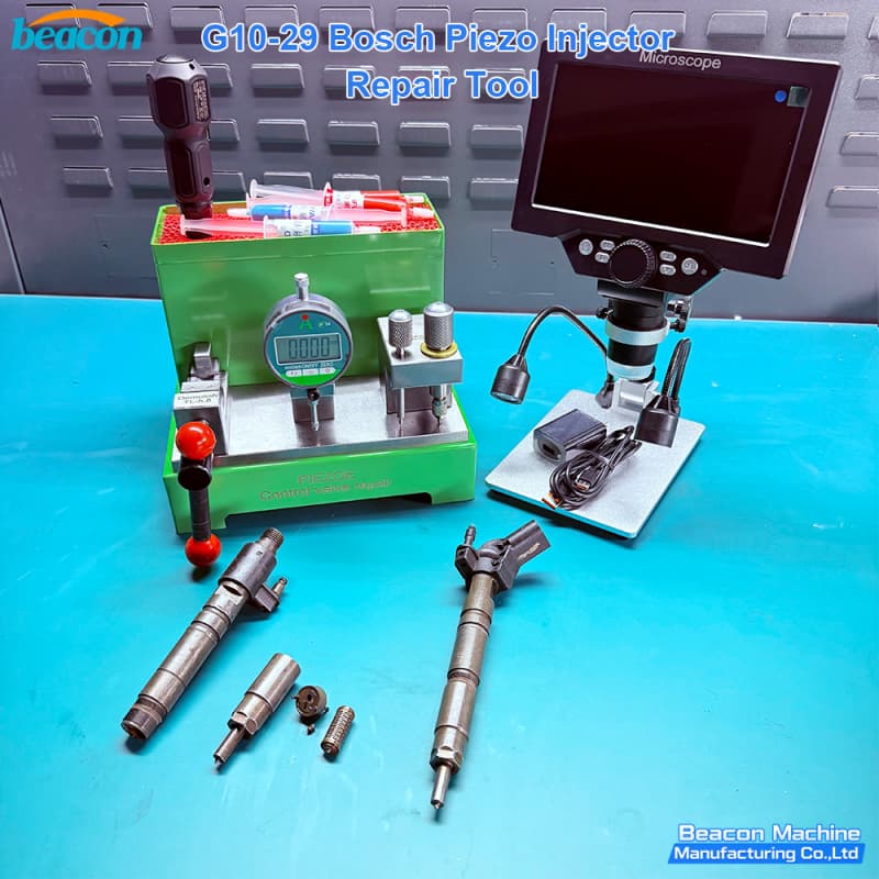{G10-29 Bosch Piezo Injector Repair Tool Kit Control Valve & Stroke Measurement Grinding & Adjustment}