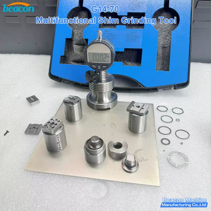 {G14‑70 Multifunctional Shim Grinding Tool Diesel Injector Shim Thickness Grinding Measuring Kit}