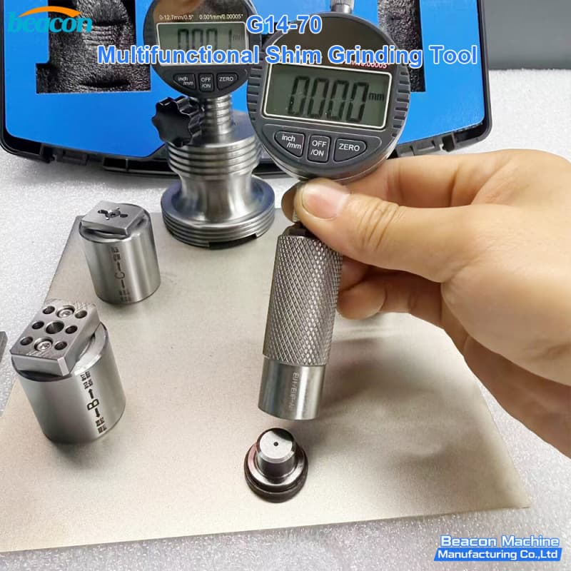 {G14‑70 Multifunctional Shim Grinding Tool Diesel Injector Shim Thickness Grinding Measuring Kit}