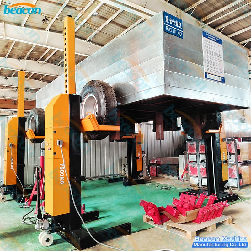 {BC-4175 30Ton Cable Connected Mobile Column Truck Lift for Bus Truck Repair}