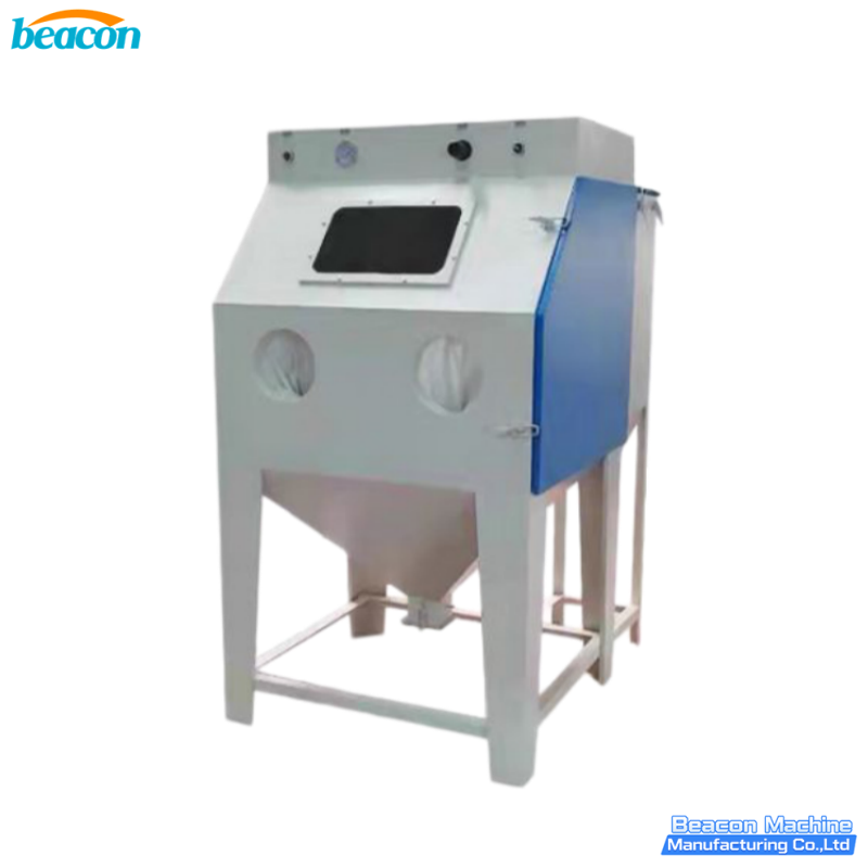{Industrial 1010 Dry Sand Blasting Machine 8 Bar Adjustable Pressure Manual Sandblast Cabinet}