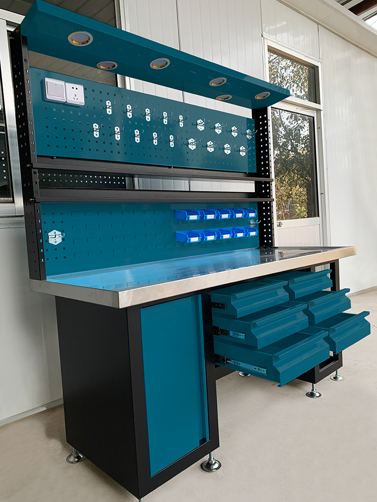 {BT-I Heavy Duty Steel Work Bench Workshop Garage}
