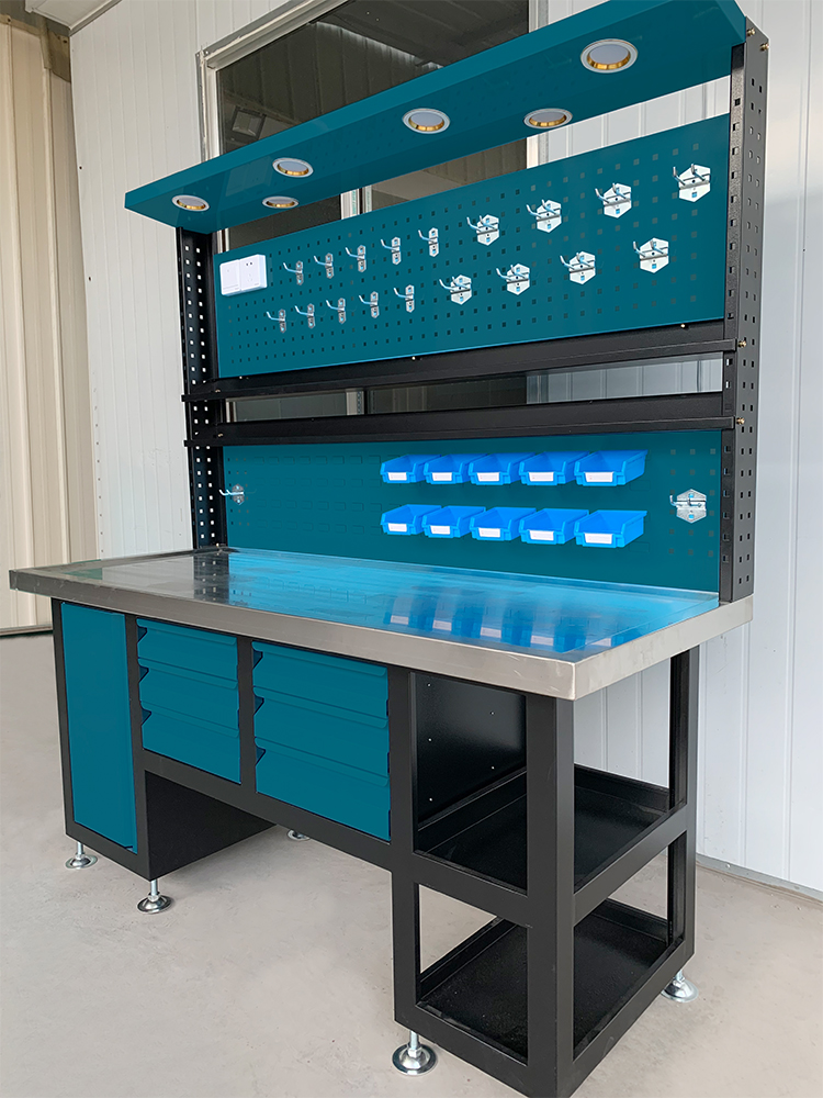 {BT-I Heavy Duty Steel Work Bench Workshop Garage}