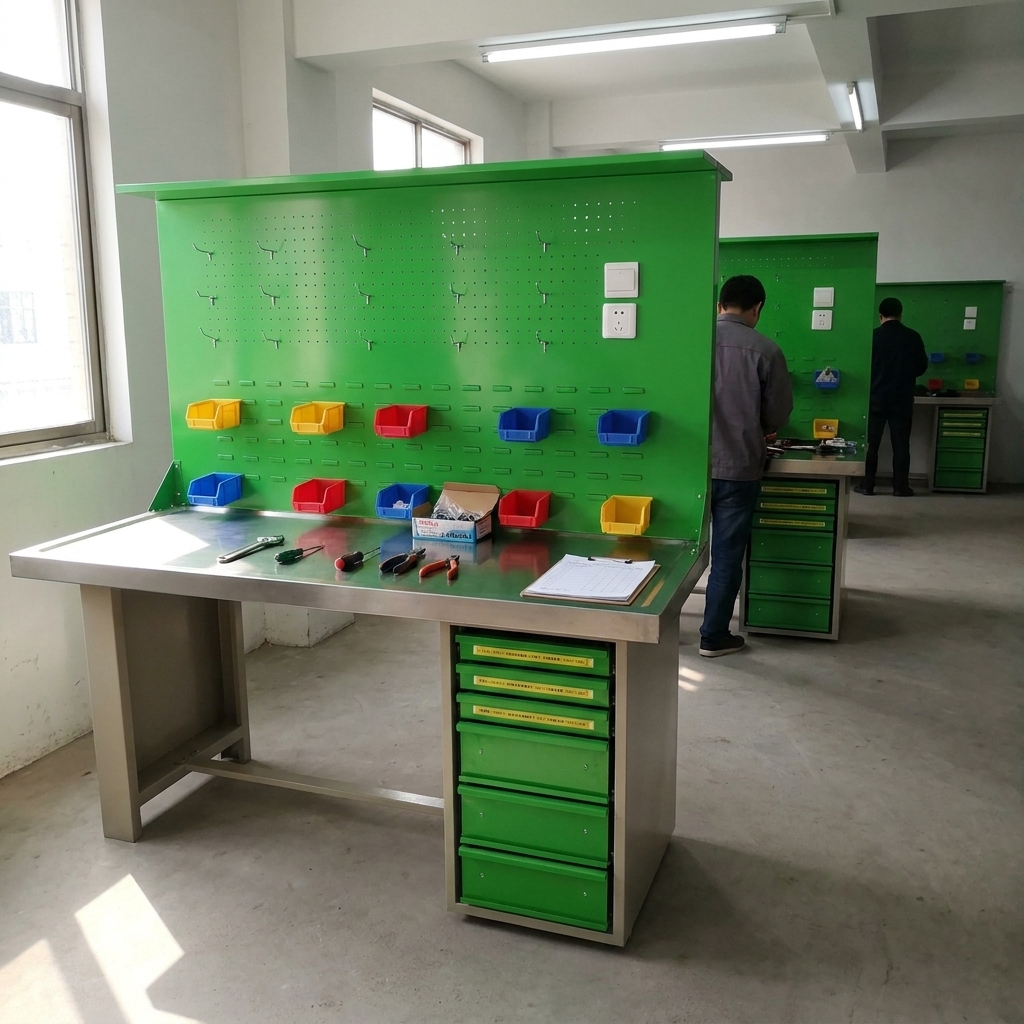 GT-F work bench multi-bench workshop setup