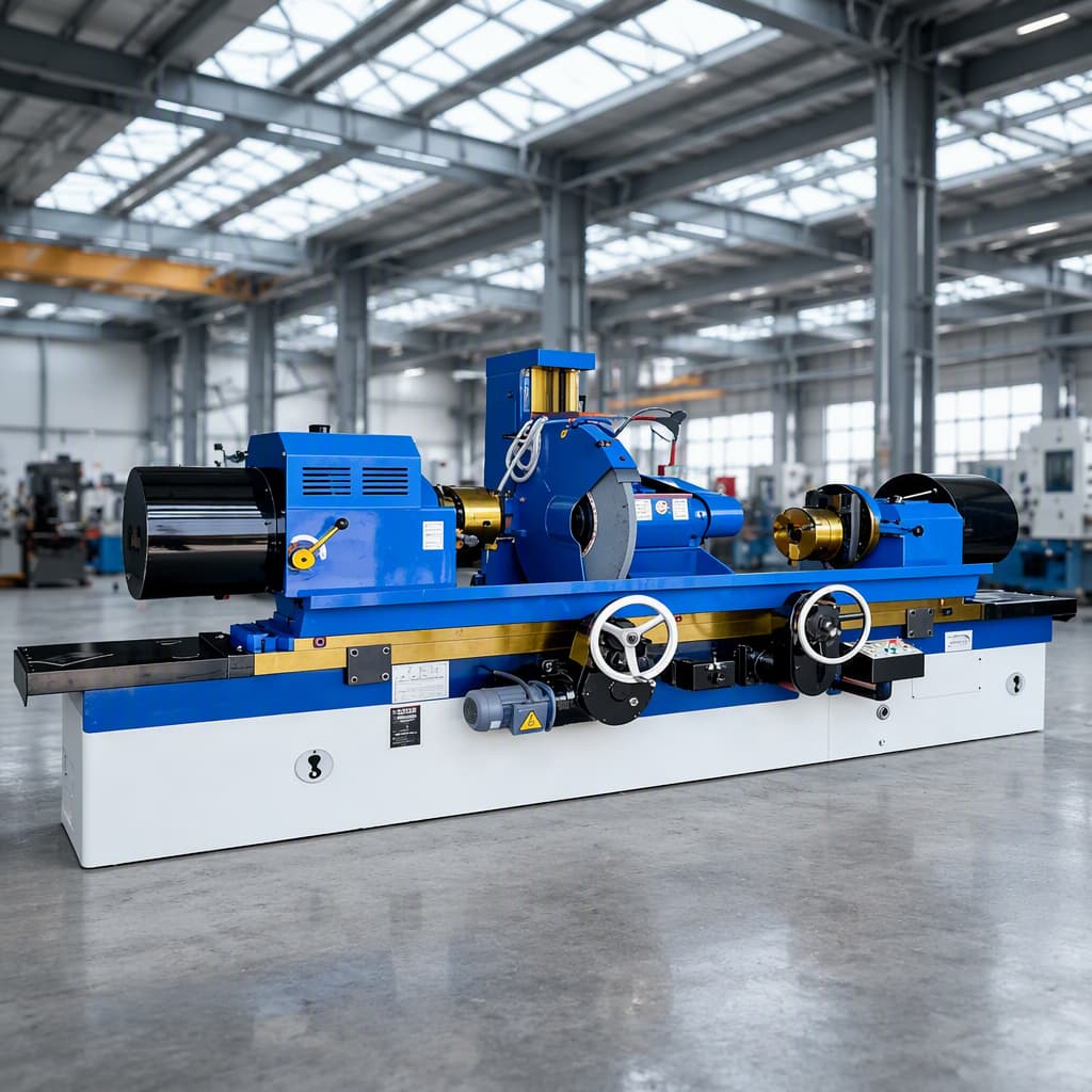 MQ8260A crankshaft grinder workshop overview
