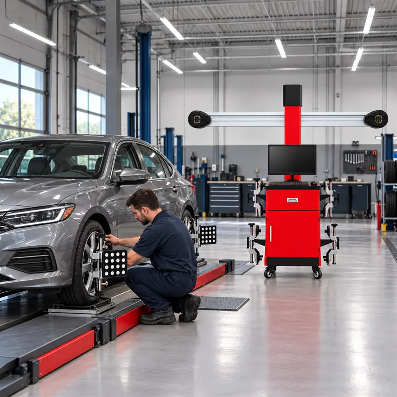{3D Wheel Alignment Machine for Passenger Cars}