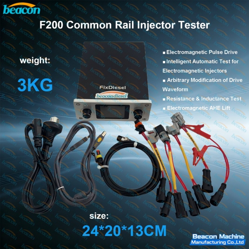 {F200 Common Rail Injector Tester for Electromagnetic Injectors}