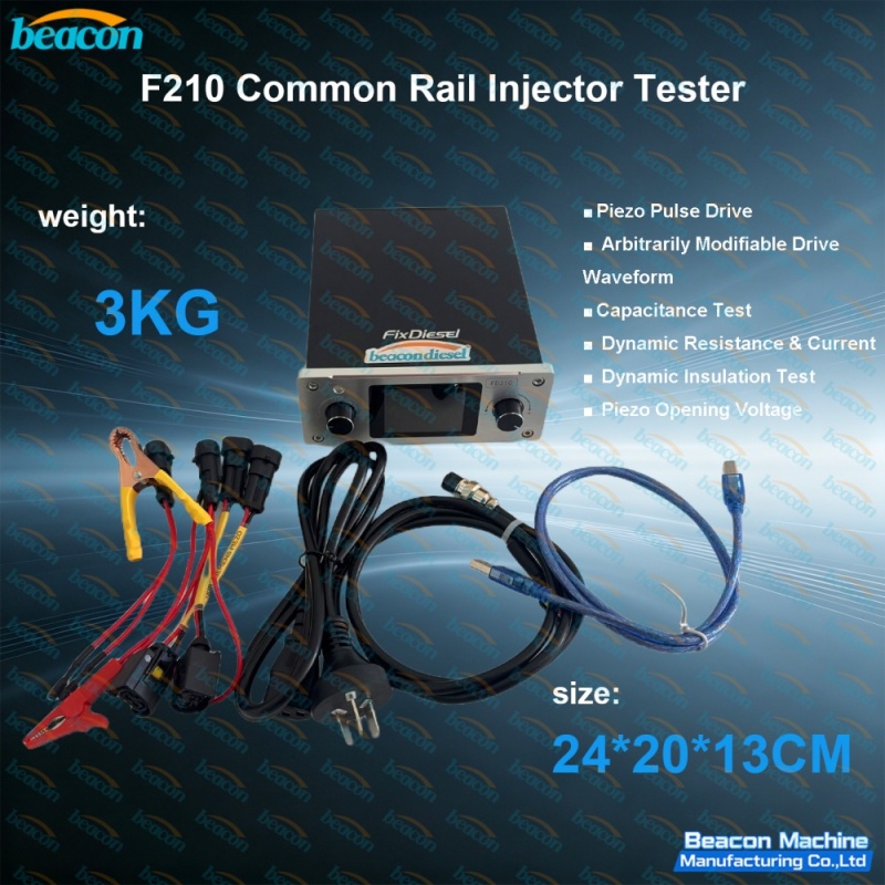 {F210 Piezoelectric Common Rail Injector Tester for Piezo Injectors}