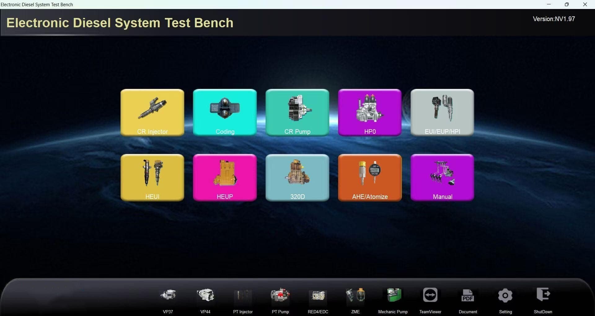 crs390 diesel injector system