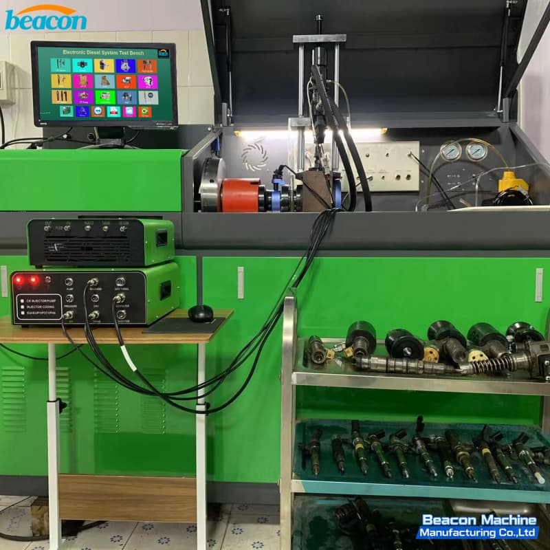 Common rail injector test system Common rail injector test system