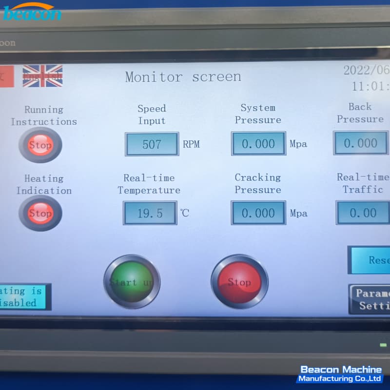 hydraulic safety valve test bench