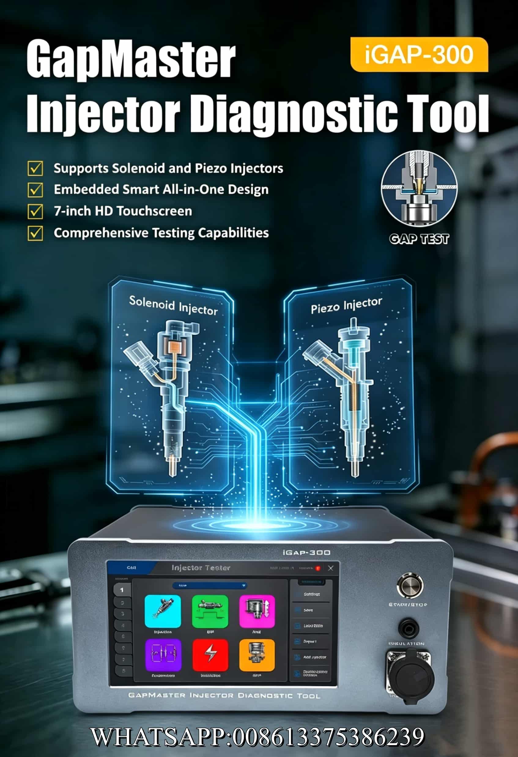 IGAP300 injector tester
