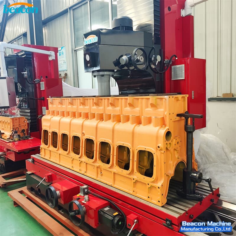 engine block boring machine