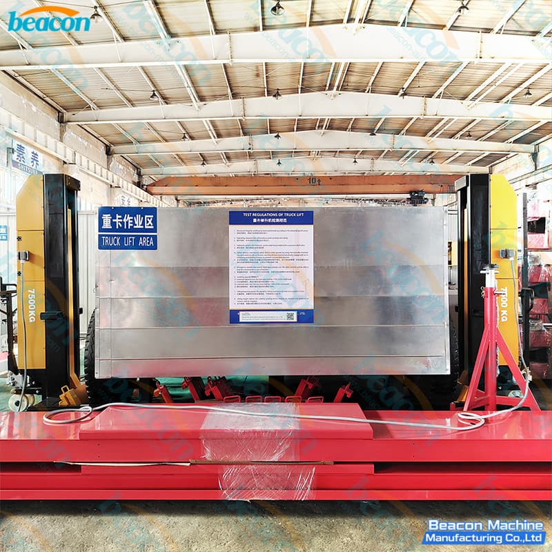 movable hydraulic bus lift