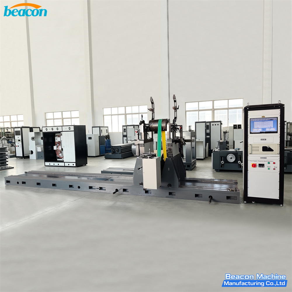 {YYQ-8000A Belt Drive Balancing Machine 8000kg Max Workpiece Industrial Rotor Dynamic Balancing Tester}