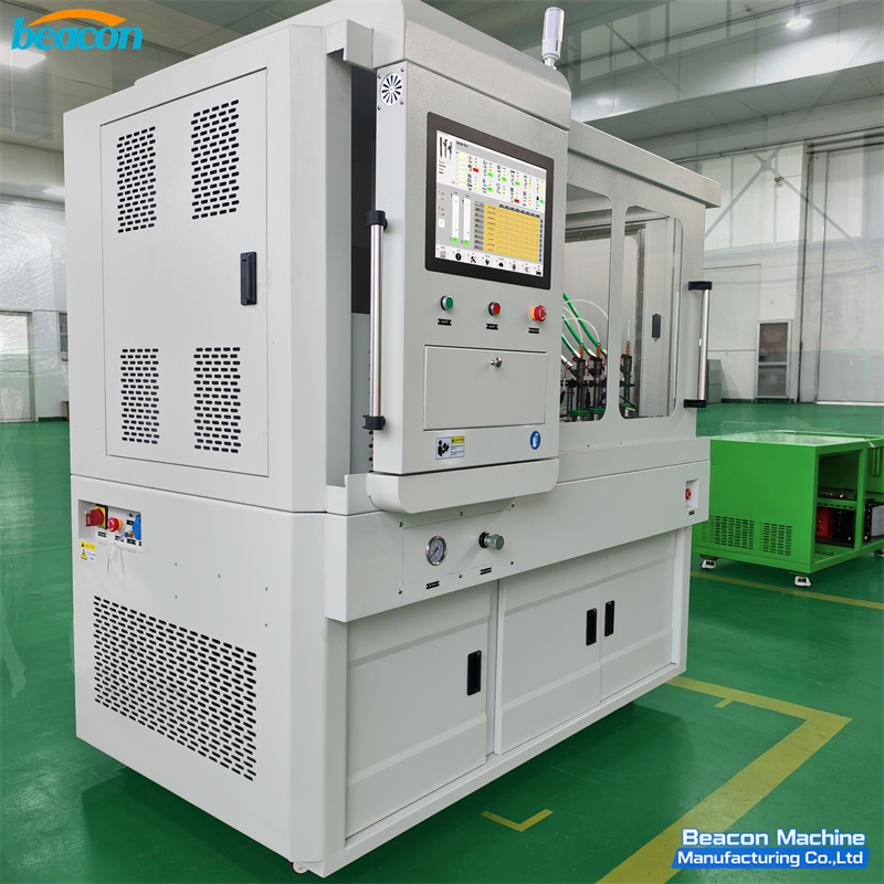 BC-NJ endurance test bench HMI control panel and injectors