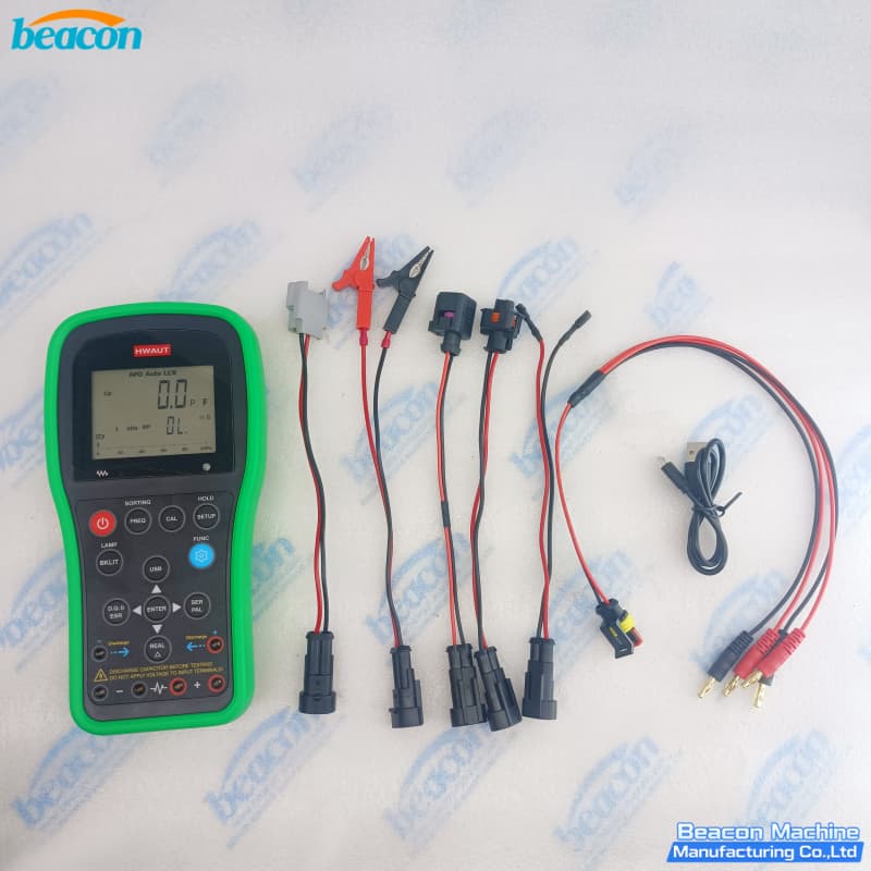 {LCR06 Handheld LCR Meter Injector L C R DCR Testing}